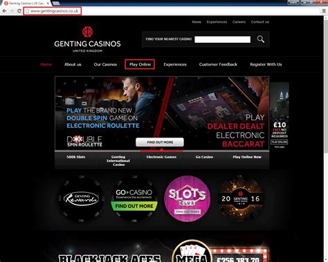 Genting casino online login